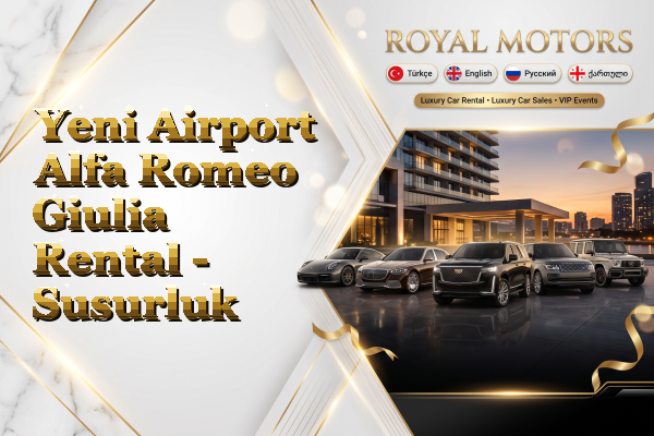 Yeni Airport Alfa Romeo Giulia Rental - Susurluk