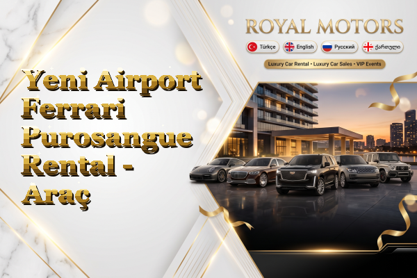 Yeni Airport Ferrari Purosangue Rental - Araç