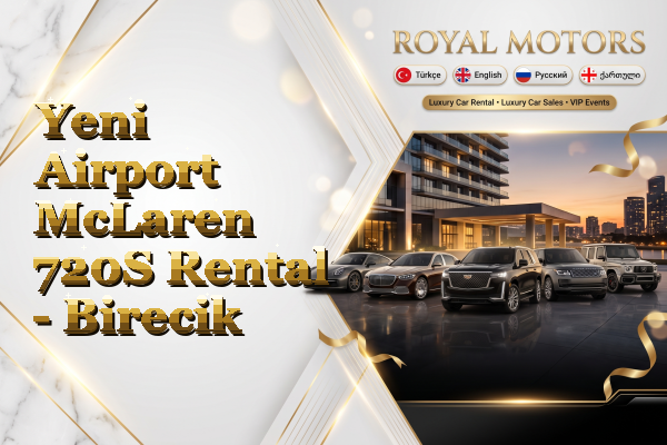 Yeni Airport McLaren 720S Rental - Birecik