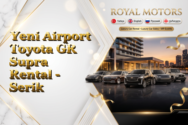 Yeni Airport Toyota GR Supra Rental - Serik