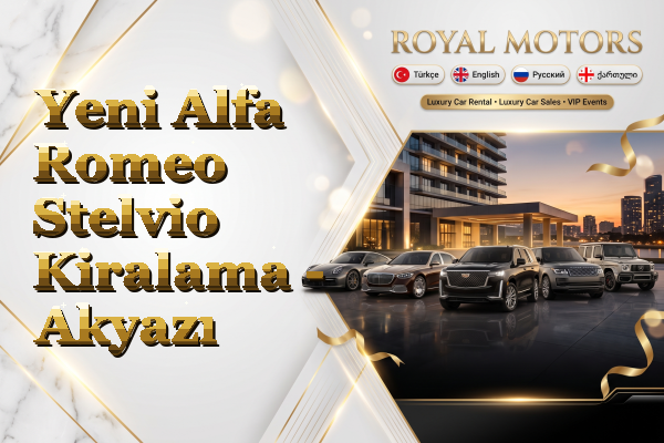 Yeni Alfa Romeo Stelvio Kiralama - Akyazı