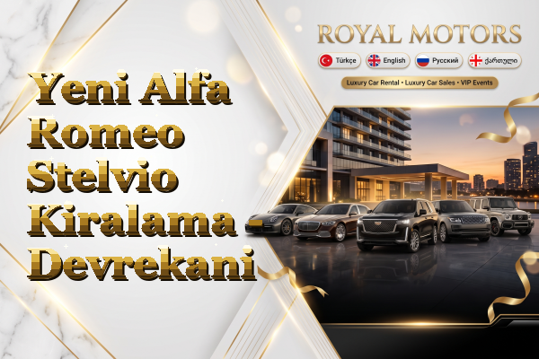 Yeni Alfa Romeo Stelvio Kiralama - Devrekani