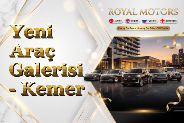 Yeni Araç Galerisi - Kemer