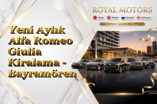 Yeni Aylık Alfa Romeo Giulia Kiralama - Bayramören