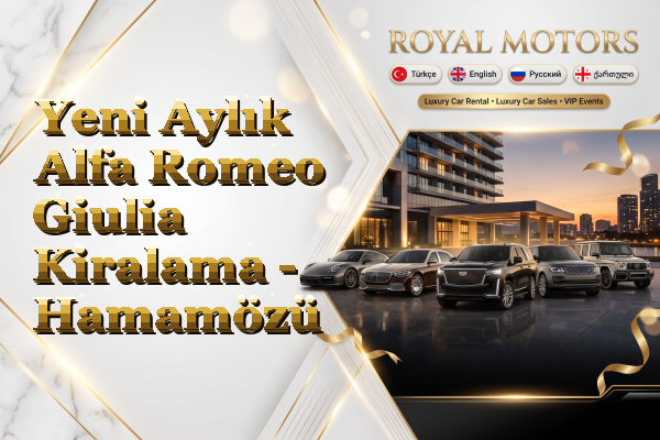 Yeni Aylık Alfa Romeo Giulia Kiralama - Hamamözü