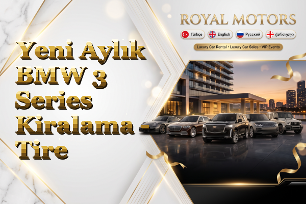 Yeni Aylık BMW 3 Series Kiralama - Tire