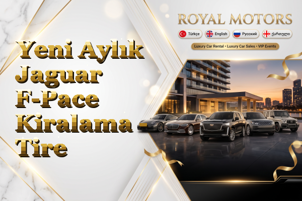 Yeni Aylık Jaguar F-Pace Kiralama - Tire