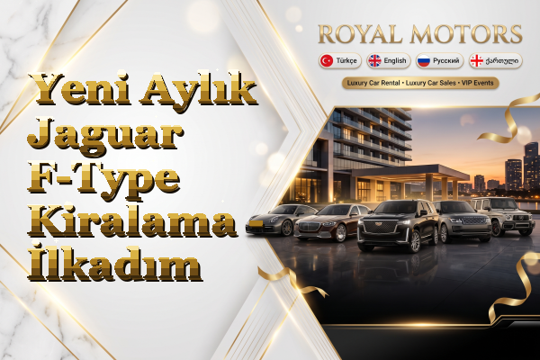Yeni Aylık Jaguar F-Type Kiralama - İlkadım