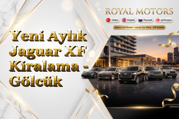 Yeni Aylık Jaguar XF Kiralama - Gölcük