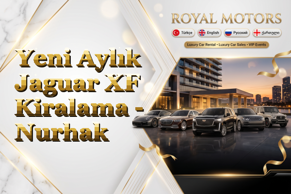 Yeni Aylık Jaguar XF Kiralama - Nurhak