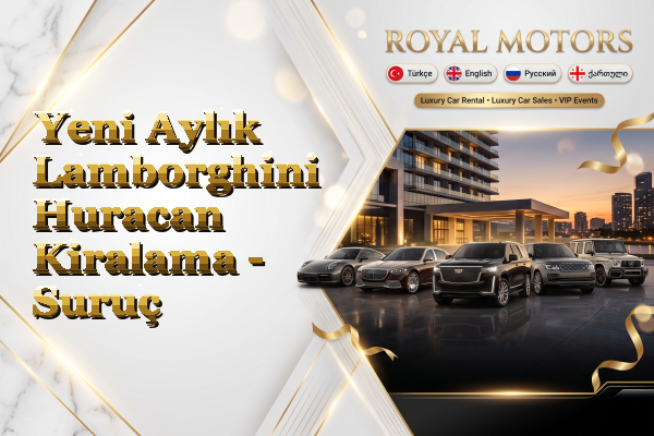 Yeni Aylık Lamborghini Huracan Kiralama - Suruç