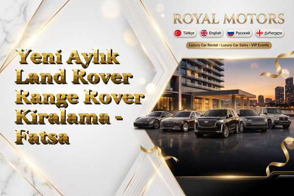 Yeni Aylık Land Rover Range Rover Kiralama - Fatsa