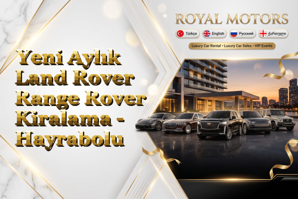 Yeni Aylık Land Rover Range Rover Kiralama - Hayrabolu