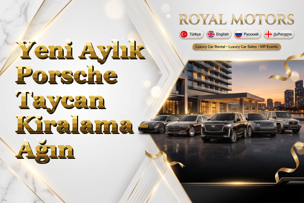 Yeni Aylık Porsche Taycan Kiralama - Ağın