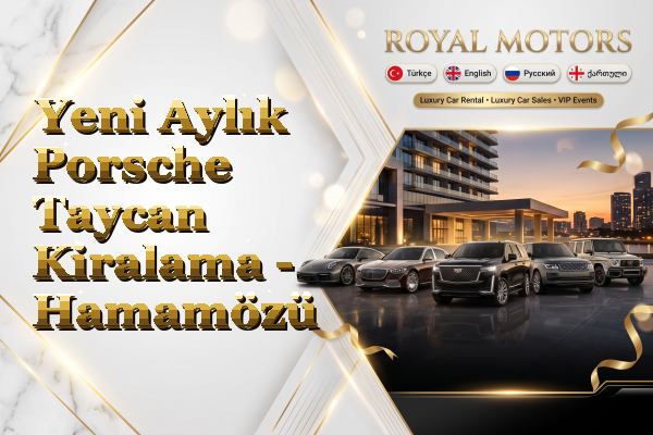 Yeni Aylık Porsche Taycan Kiralama - Hamamözü