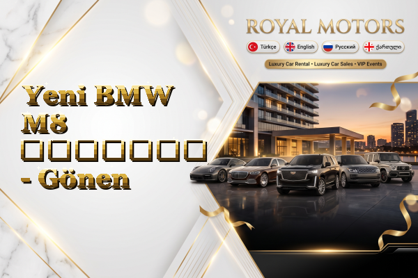 Yeni BMW M8 გაყიდვა - Gönen