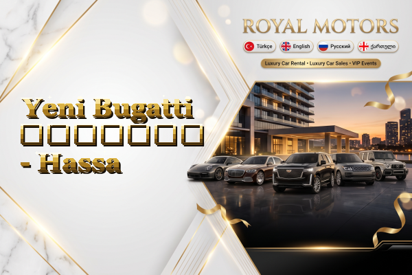 Yeni Bugatti გაყიდვა - Hassa