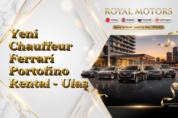 Yeni Chauffeur Ferrari Portofino Rental - Ulaş