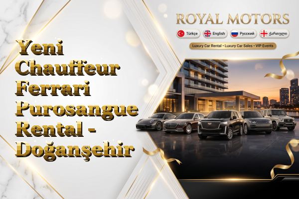 Yeni Chauffeur Ferrari Purosangue Rental - Doğanşehir