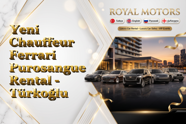 Yeni Chauffeur Ferrari Purosangue Rental - Türkoğlu