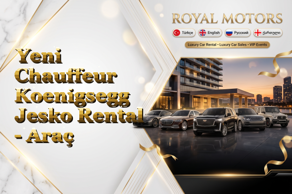 Yeni Chauffeur Koenigsegg Jesko Rental - Araç