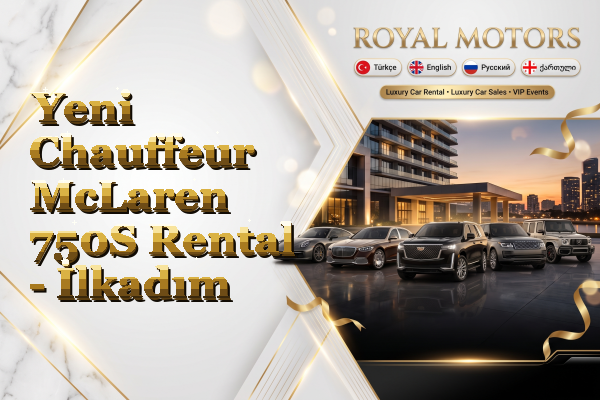 Yeni Chauffeur McLaren 750S Rental - İlkadım