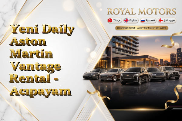Yeni Daily Aston Martin Vantage Rental - Acıpayam