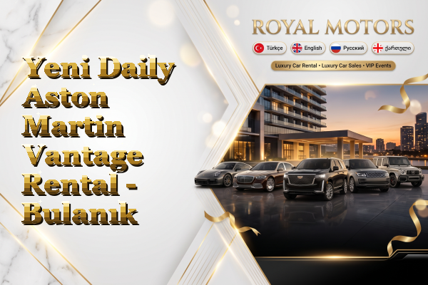 Yeni Daily Aston Martin Vantage Rental - Bulanık