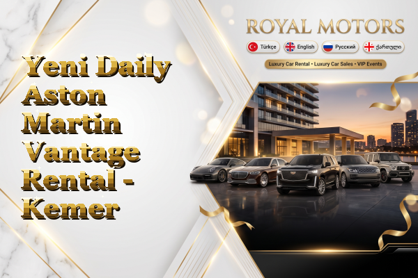 Yeni Daily Aston Martin Vantage Rental - Kemer
