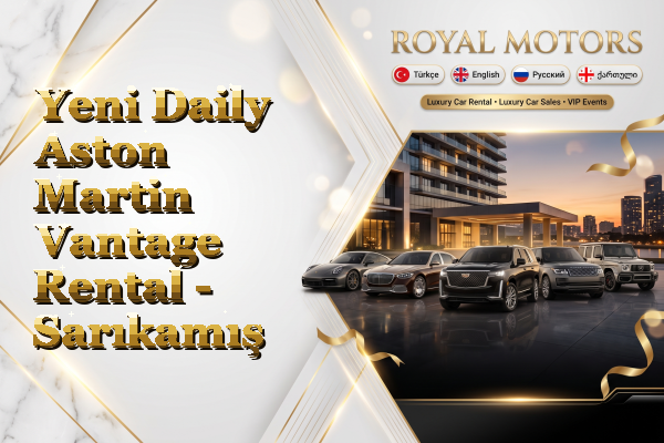 Yeni Daily Aston Martin Vantage Rental - Sarıkamış