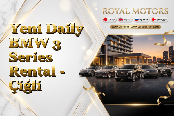 Yeni Daily BMW 3 Series Rental - Çiğli