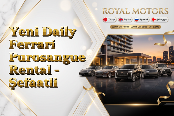 Yeni Daily Ferrari Purosangue Rental - Şefaatli