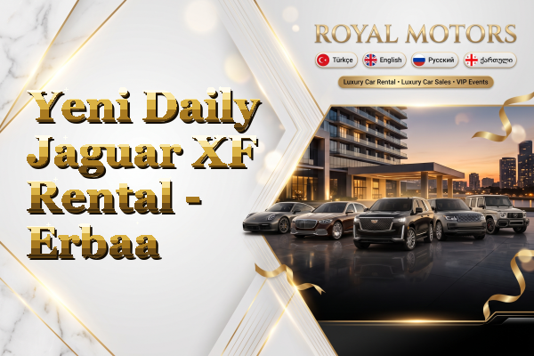 Yeni Daily Jaguar XF Rental - Erbaa
