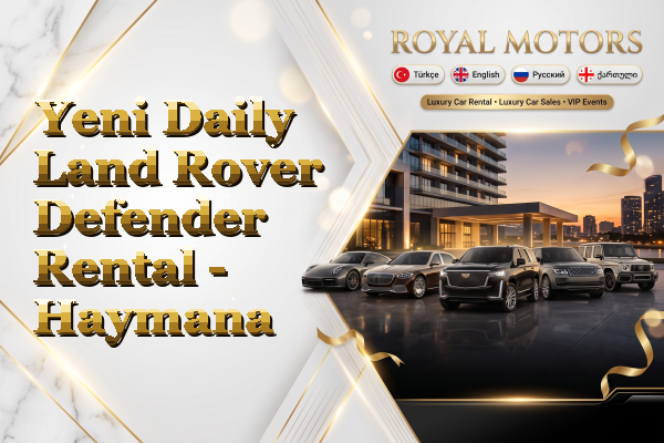 Yeni Daily Land Rover Defender Rental - Haymana