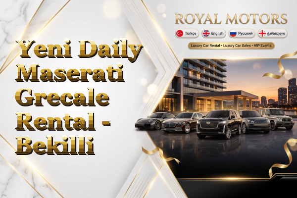 Yeni Daily Maserati Grecale Rental - Bekilli