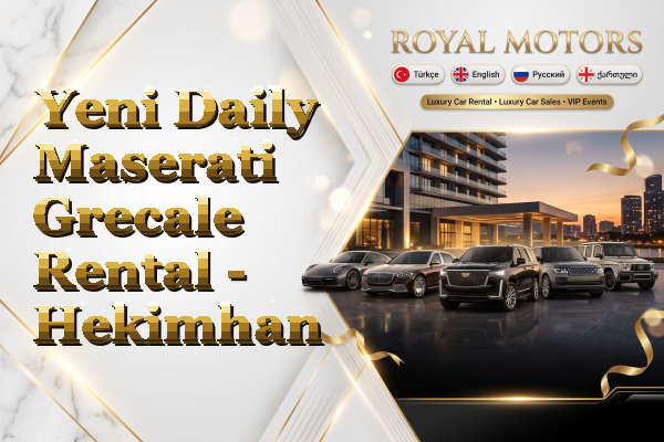 Yeni Daily Maserati Grecale Rental - Hekimhan