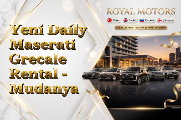 Yeni Daily Maserati Grecale Rental - Mudanya