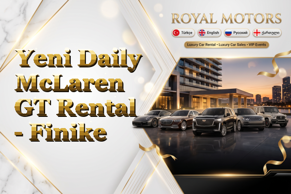 Yeni Daily McLaren GT Rental - Finike