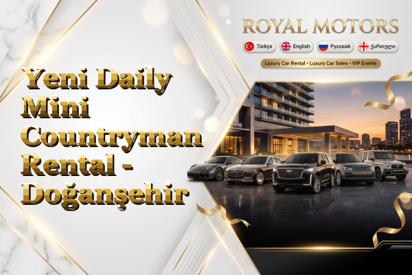 Yeni Daily Mini Countryman Rental - Doğanşehir