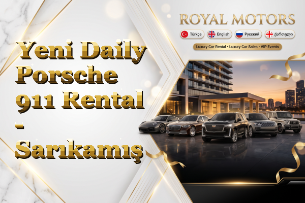Yeni Daily Porsche 911 Rental - Sarıkamış