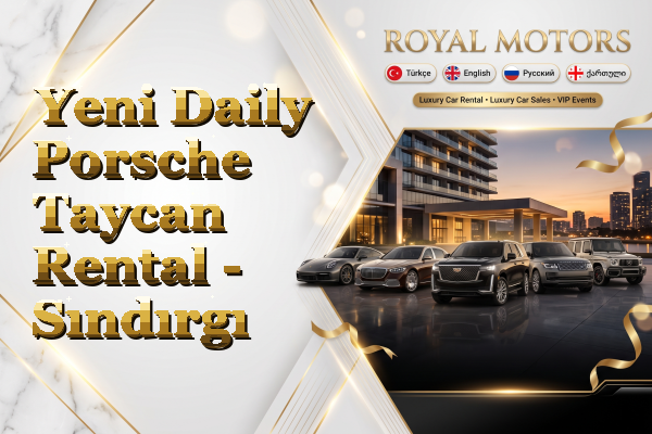 Yeni Daily Porsche Taycan Rental - Sındırgı