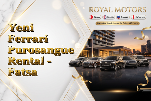 Yeni Ferrari Purosangue Rental - Fatsa