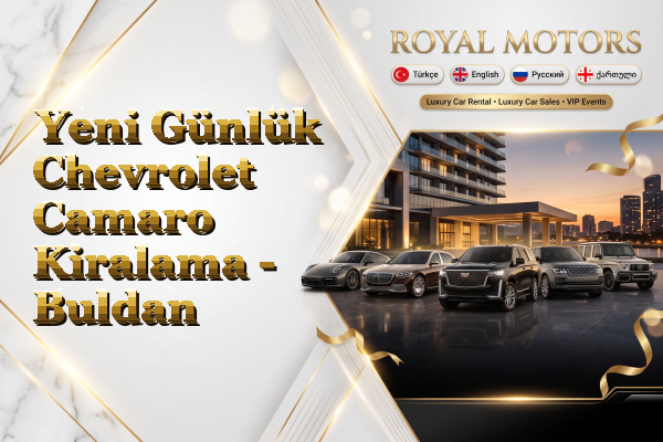 Yeni Günlük Chevrolet Camaro Kiralama - Buldan