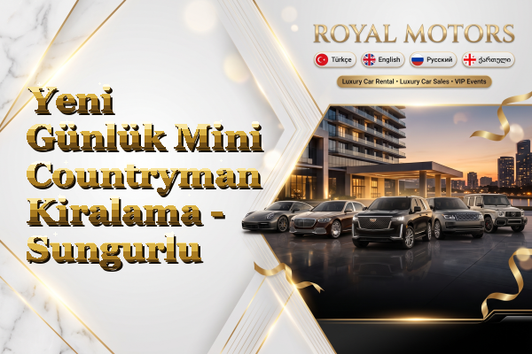 Yeni Günlük Mini Countryman Kiralama - Sungurlu