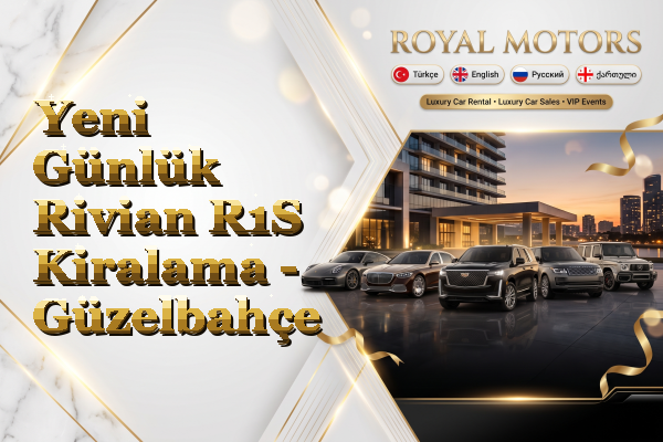 Yeni Günlük Rivian R1S Kiralama - Güzelbahçe