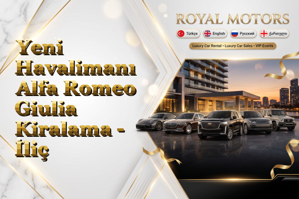 Yeni Havalimanı Alfa Romeo Giulia Kiralama - İliç