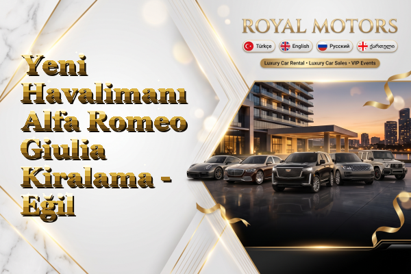 Yeni Havalimanı Alfa Romeo Giulia Kiralama - Eğil