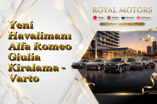 Yeni Havalimanı Alfa Romeo Giulia Kiralama - Varto