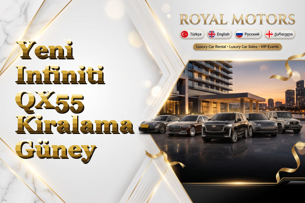 Yeni Infiniti QX55 Kiralama - Güney