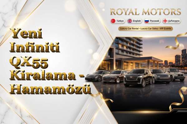 Yeni Infiniti QX55 Kiralama - Hamamözü